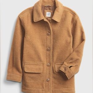 GAP Kids Boucle Coat - Camel Brown - M